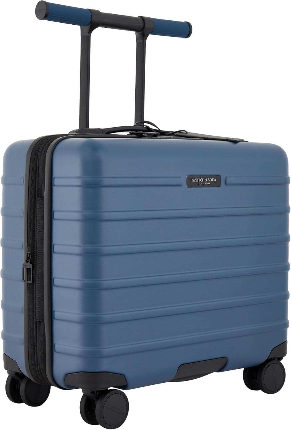 Scotch & Soda Tilburg Luggage, Heritage Blue, 19-Inch Trunk Briefcase