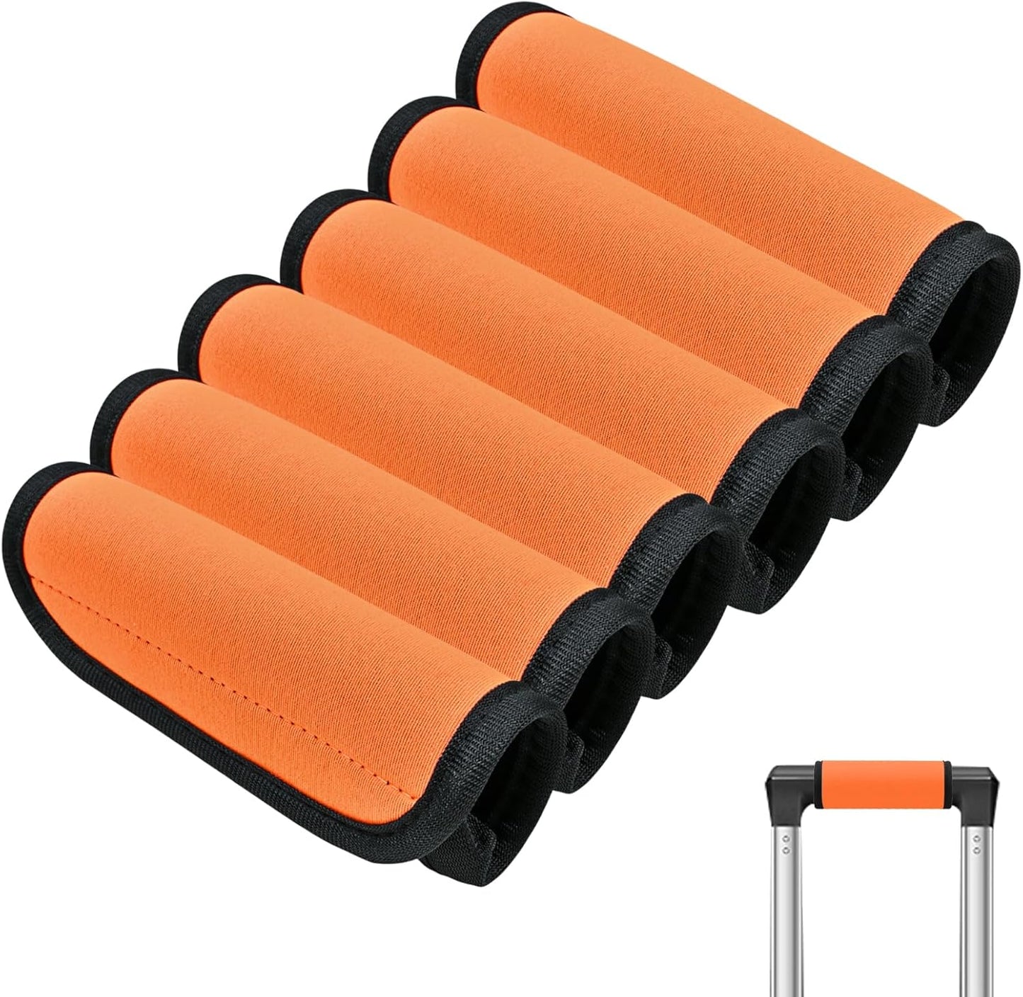 6 Pack Luggage Handle Wrap, Luggage Handle Wraps for Suitcase, Suitcase Tags Identifiers for Travel Accessories，Luggage Tags