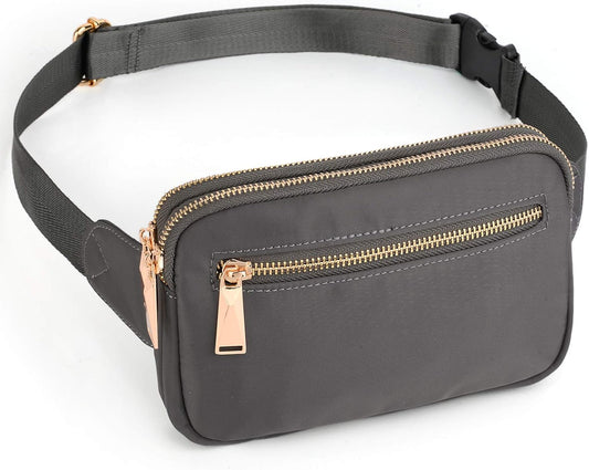 UTO Fanny Pack for Women Crossbody Trendy Fashion Belt Purse Chest Waist Hip Bumbag for Outdoor Shopping Travel Hiking