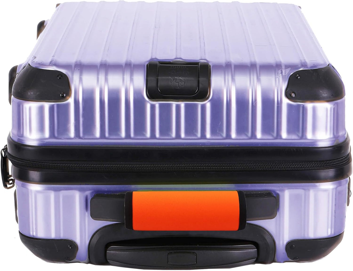 Neoprene Luggage Handle Wraps for Suitcase Unique Neon Orange Luggage Identifiers/Tag/Marker (Fluorescent Orange(5 Pack))