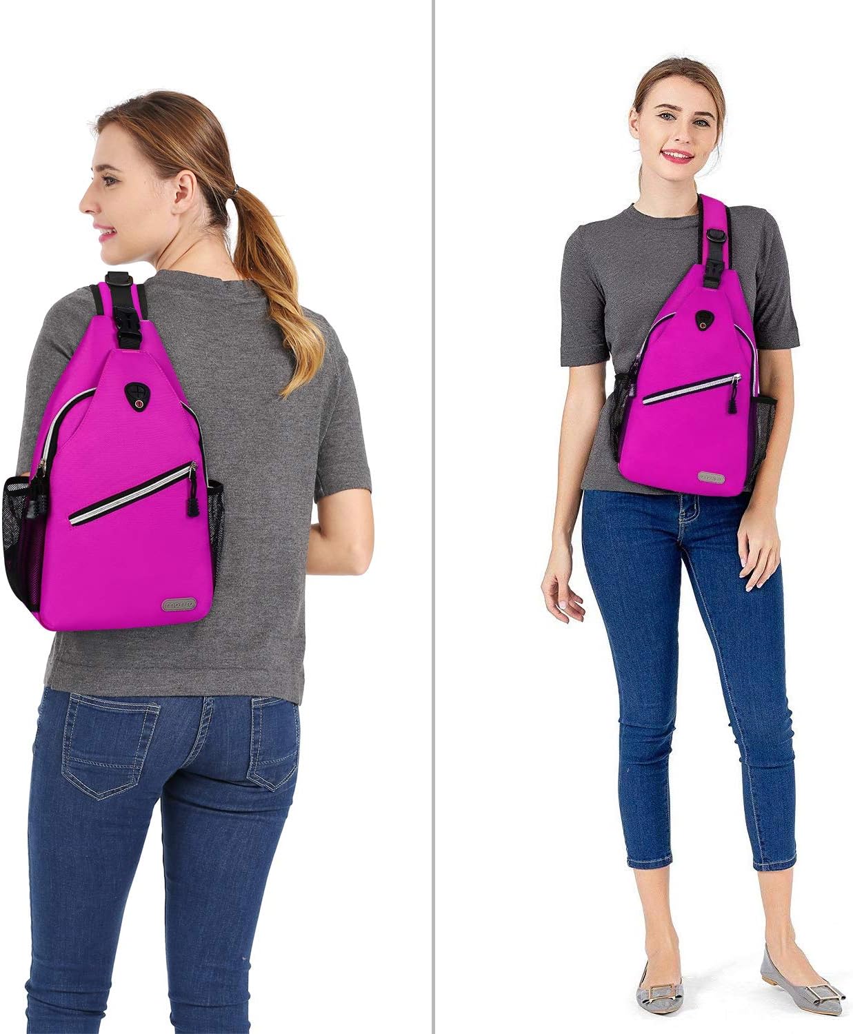 MOSISO Sling Backpack, Multipurpose Crossbody Shoulder Bag Travel Hiking Daypack