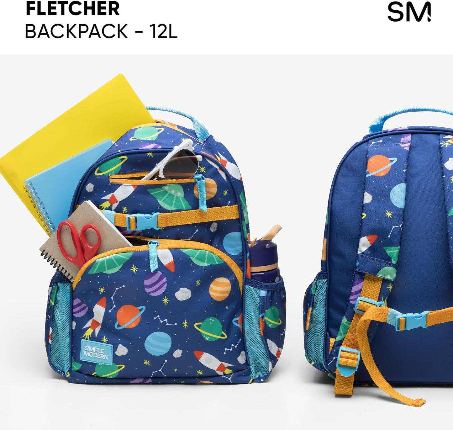Simple Modern Medium Gabby's Dollhouse Toddler Backpack for School Girls and Boys | Kindergarten
