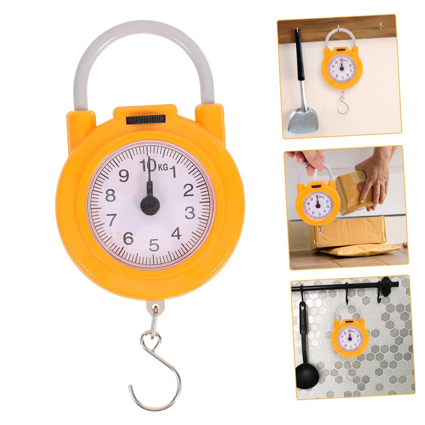 Milisten Small Size Scale Mechanical Spring Scale for Luggage for Travel Accessories
