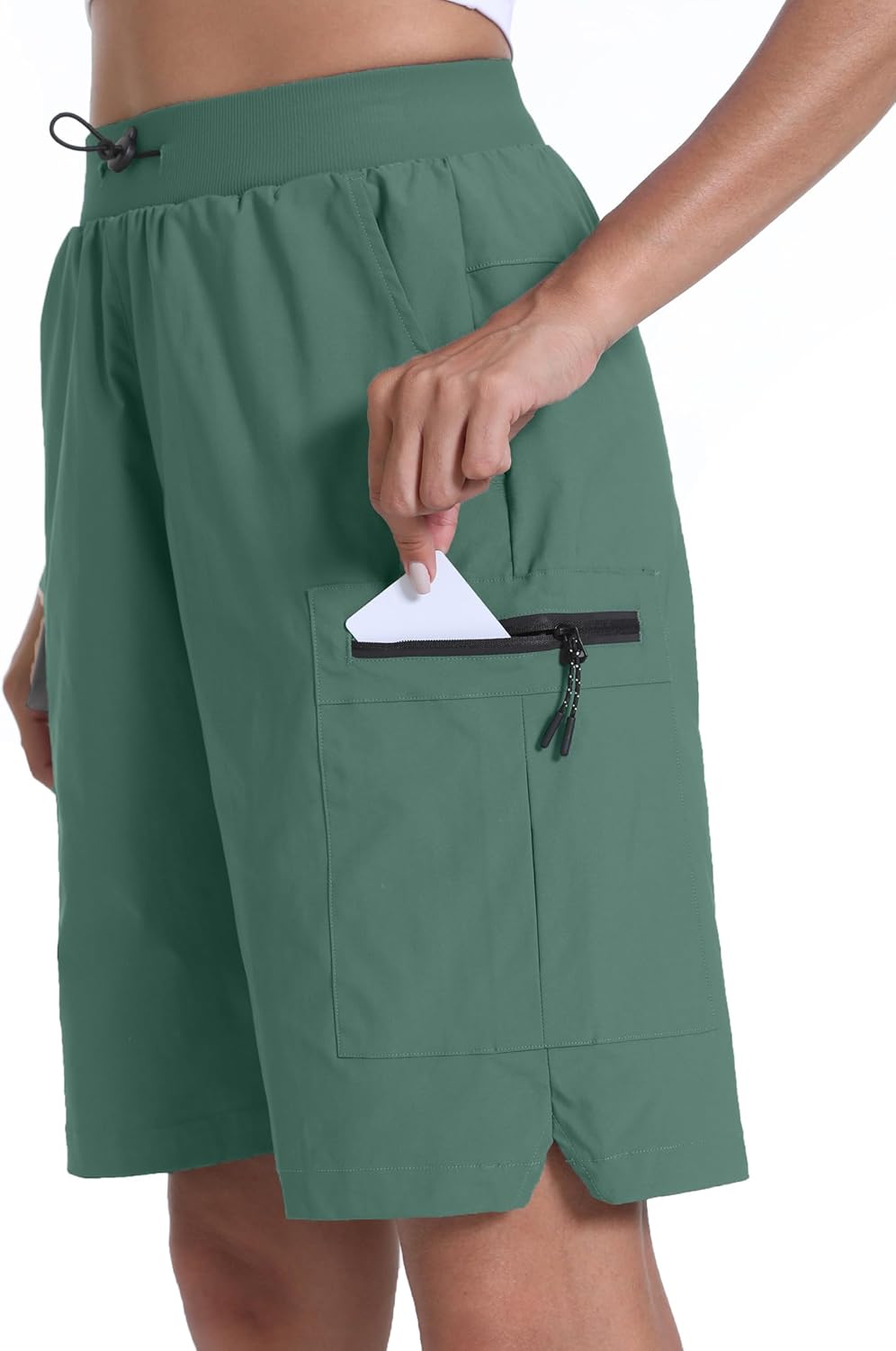 Women's Hiking Cargo Shorts Quick Dry Lightweight Shorts for Travel Athletic