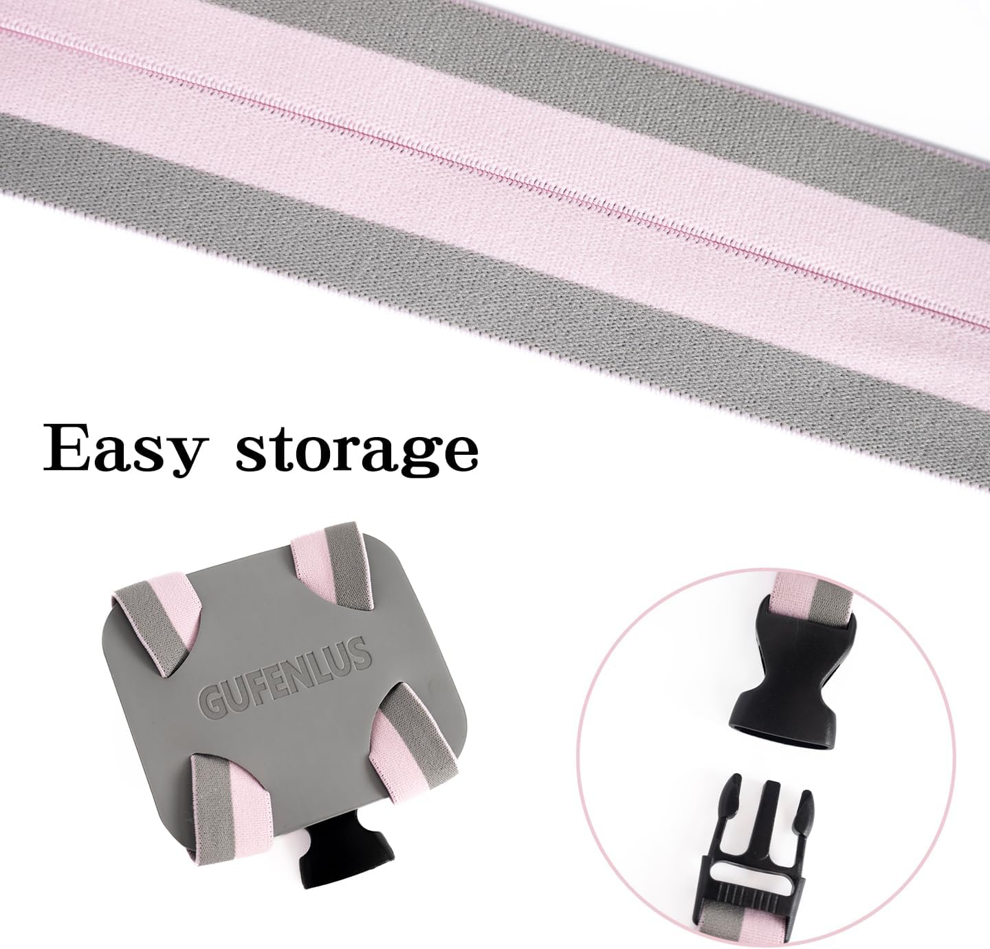 Travel Belt for Luggage Straps Add a Bag Bungees Luggage Strap Over Handle Suitcases Belt for Carry On Bag Elastic Belt Adjustable Suitcase Strap Airport Travel Accessories (Pink/Grey 1pcs)