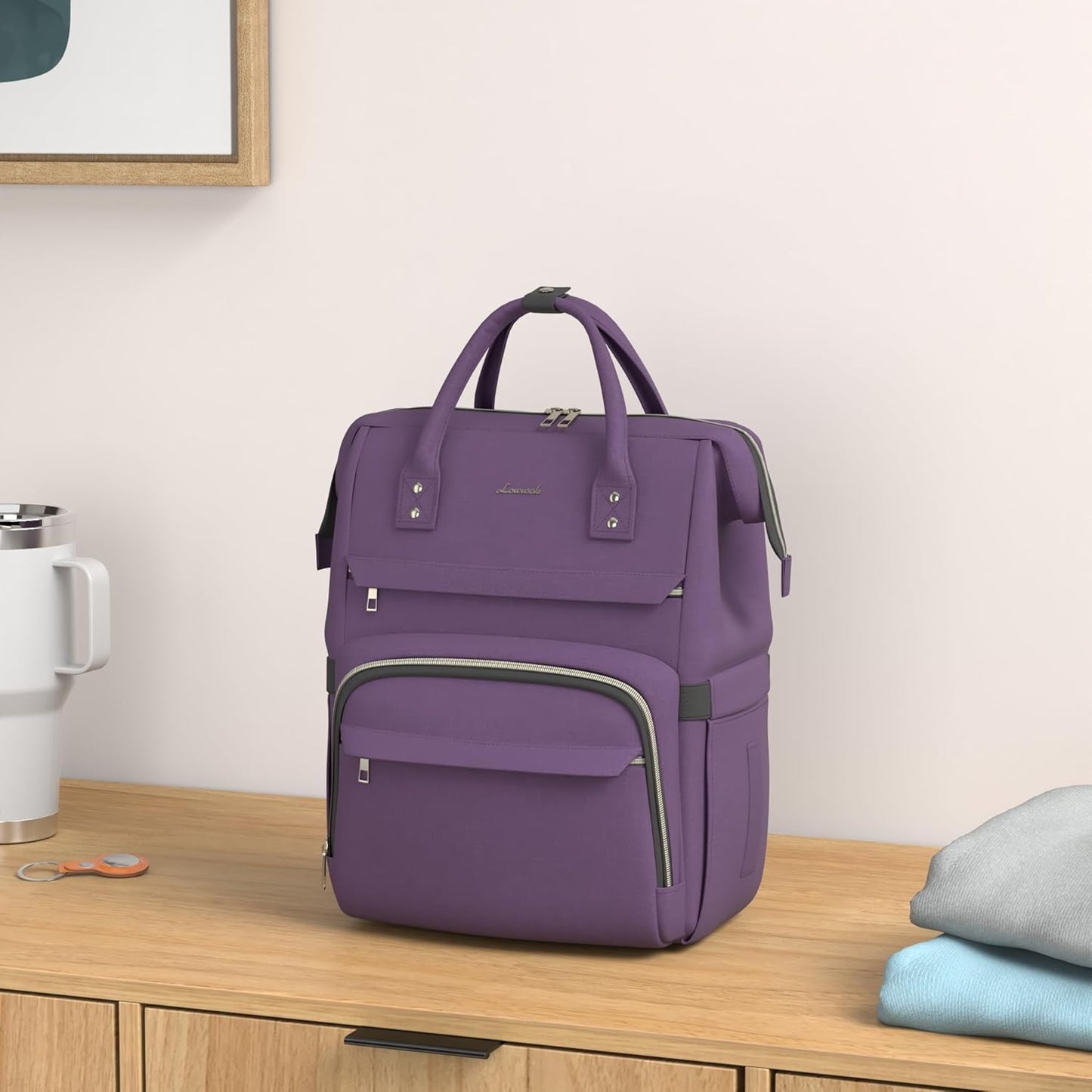 LOVEVOOK Laptop Backpack for Women,15.6 Inch Professional Womens Travel Backpack Purse Computer