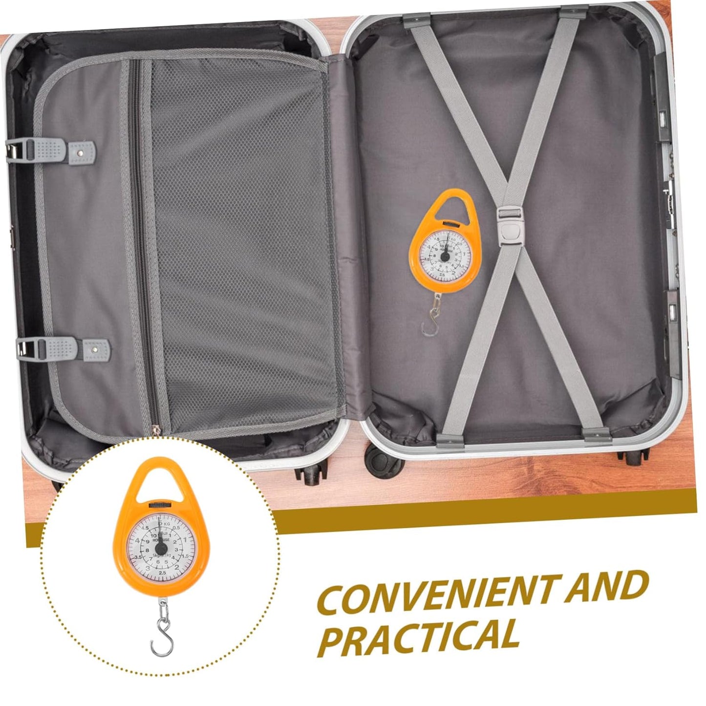 5pcs Travel Luggage Scale Digital Hanging Weighing Scale for Suitcase Portable Hook
