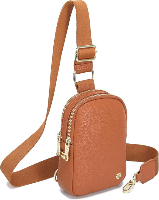 INICAT Travel Small Sling Bag Faux Leather Crossbody Bags Women Cross Body Bag Purses for Woman
