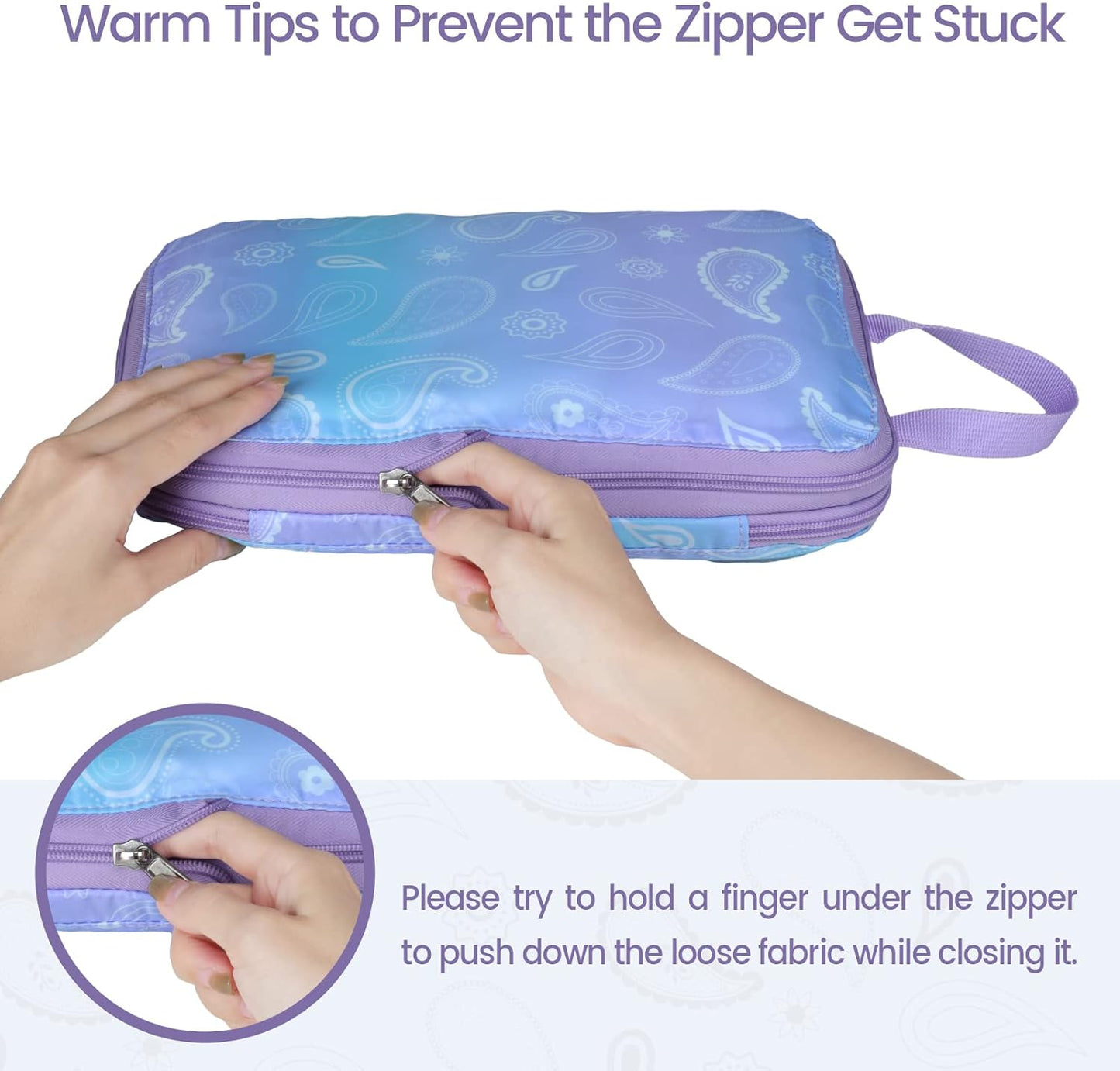 Cambond Compression Packing Cubes for Travel Women - Travel Bags Luggage Organizers Travel Essentials Compression Cubes for Travel Carry on Suitcases Organizer