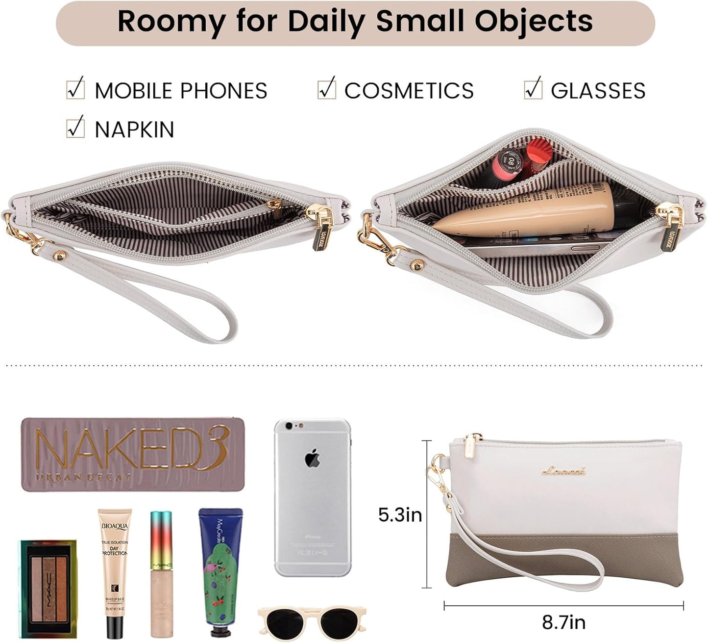 LOVEVOOK Laptop Bag for Women 15.6 Inch Laptop Tote Work Professional Leather Computer Briefcase