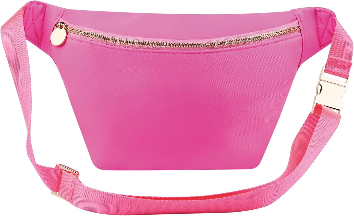 Fanny Packs for Women Belt Bag for Women Crossbody Stadium Waist Pack Sling Bag (Bright Pink)
