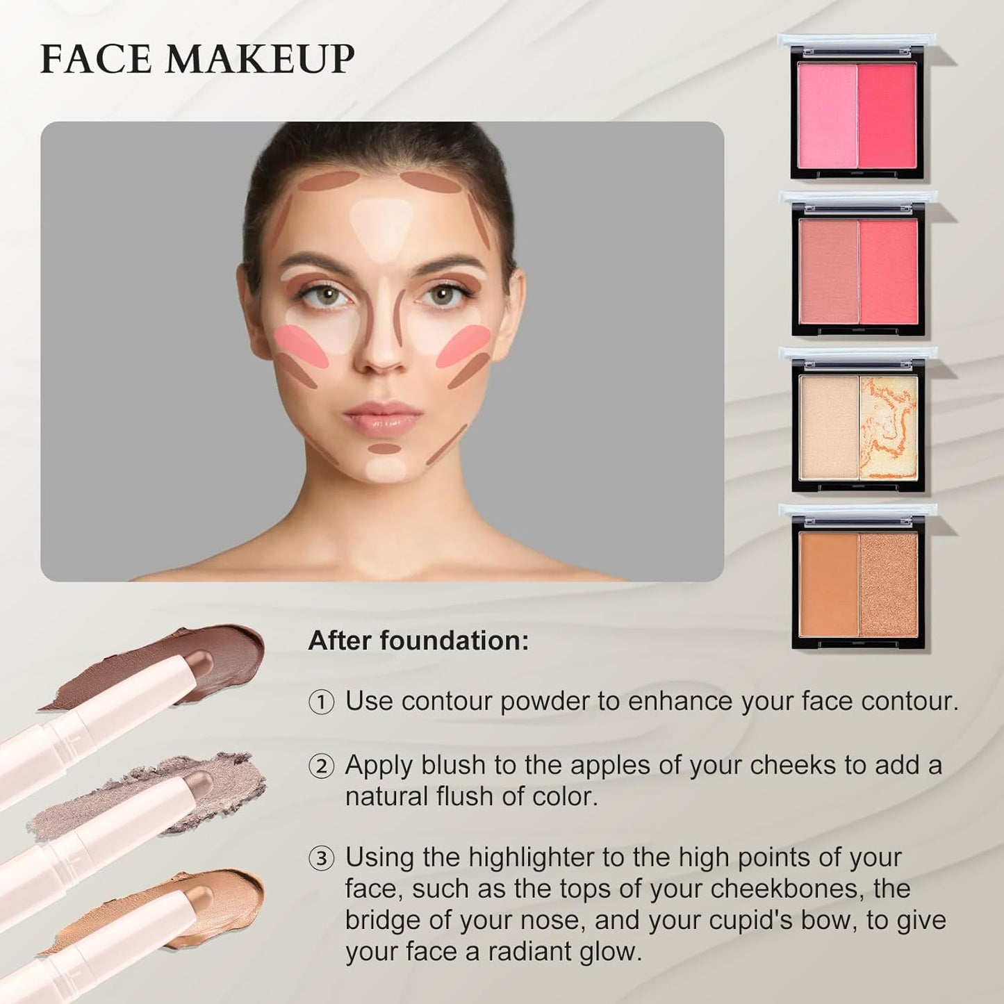 Color Nymph Makeup Sets for Teens Girls Women, Professional Makeup Kits All In One Makeup Set Storage Train Case, Beginner Full Cosmetics Kit with Eyeshadow Blush Lipstick Lipgloss Mascara etc Black