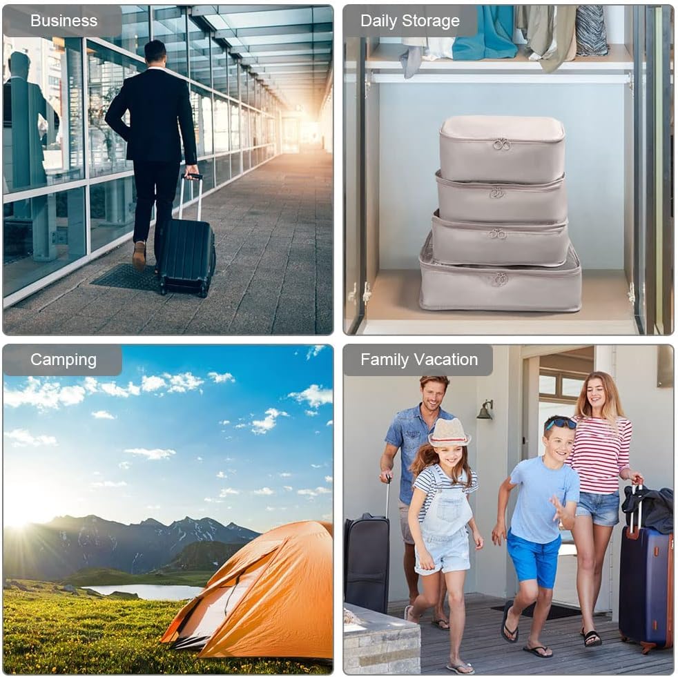 LANSKLBD 6/8 Set Packing Cubes for Suitcases Travel Luggage Packing Organizers,Travel Accessories