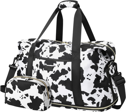Expandable Travel Duffle Bags Weekender Overnight Bags for Women Men Hospital Bag for Women Labor Delivery with Toiletry Bag Waterproof