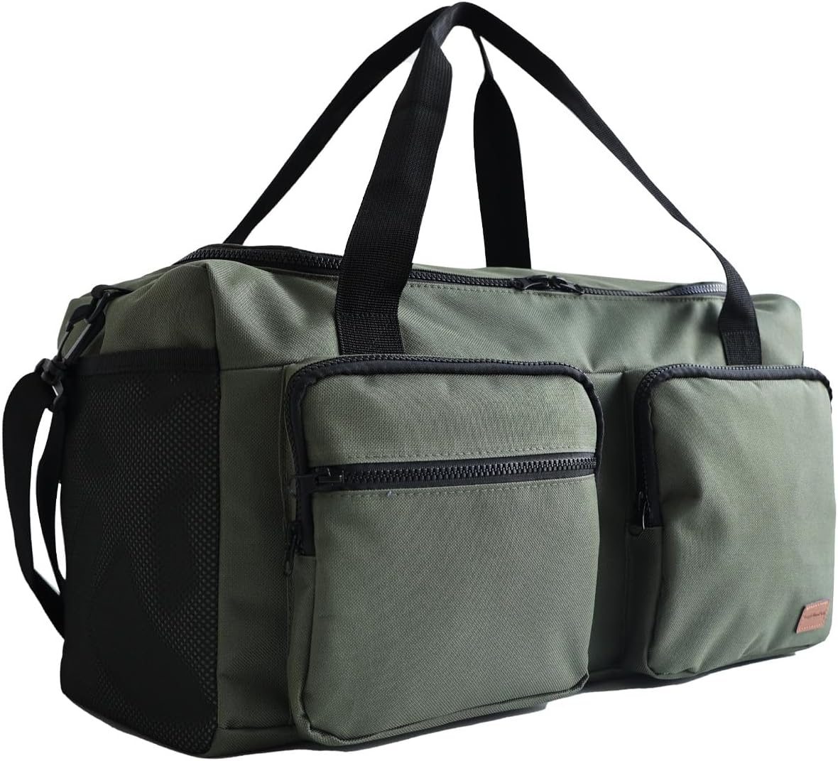 Travel Duffel Bags, Large Capacity Gym Bag for Men Women, Duffel Bag with Adjustable Strip for Travel, Airplanes, Sports(Green)