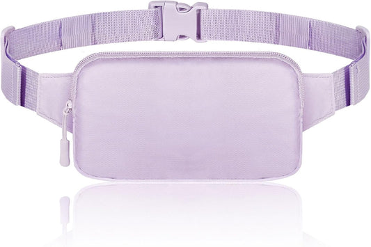 MoKo Fanny Packs for Women Men, Fashion Running Waist Packs, Crossbody Mini Bag Fanny Pack Belt Bag with Adjustable Strap for Running Outdoors Workout Travel Hiking Cycling