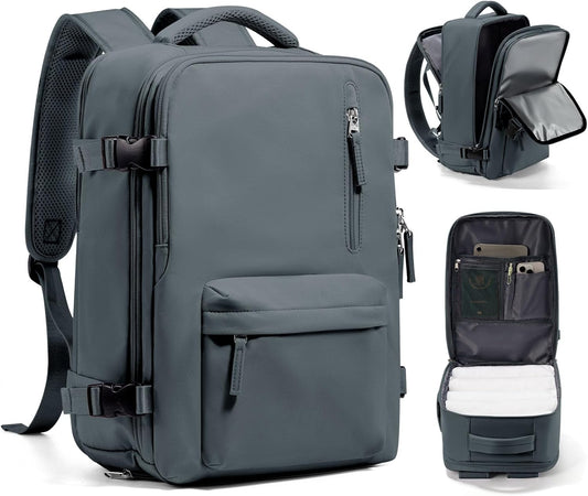 WONHOX Large Travel Backpack Carry on Flight Approved Laptop Work Business Backpack for Women Men Mochila de Viaje