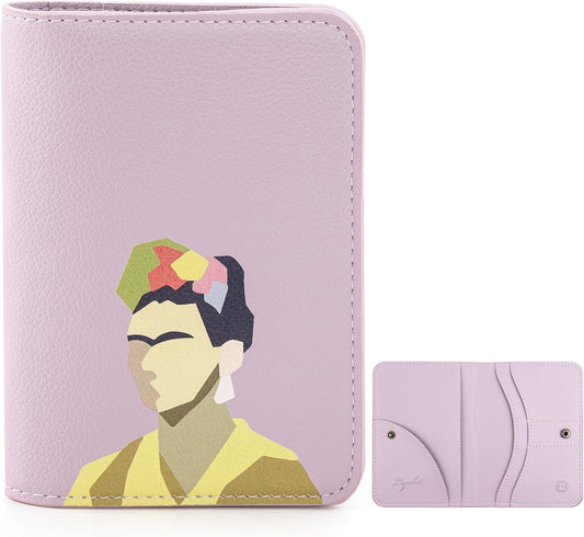 Lychii Passport Holder, Slim Passport Cover Travel Wallet with RFID Blocking, PU Leather Protector Pouch Protective Case for Passports, Boarding Pass, ID Cards