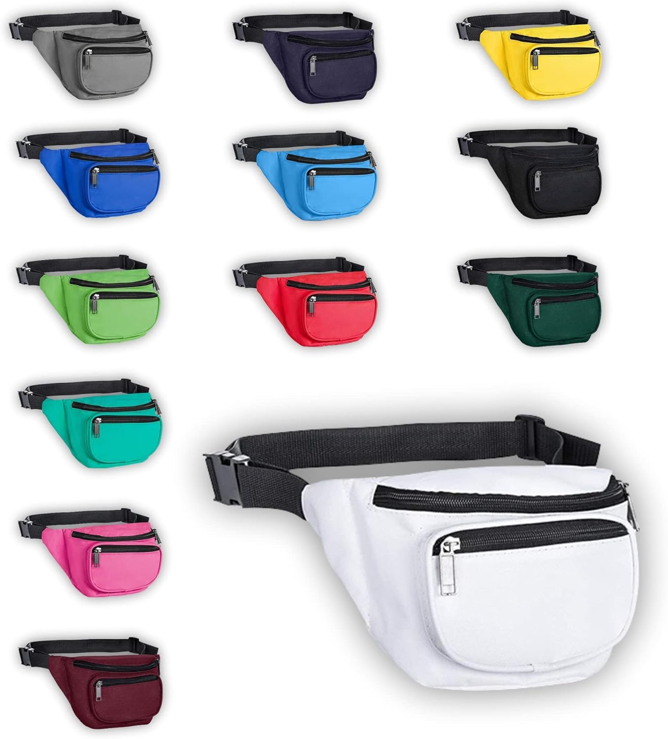 Fanny Pack, BuyAgain Quick Release Buckle Travel Sport Waist Fanny Pack Bag For Men Or Women
