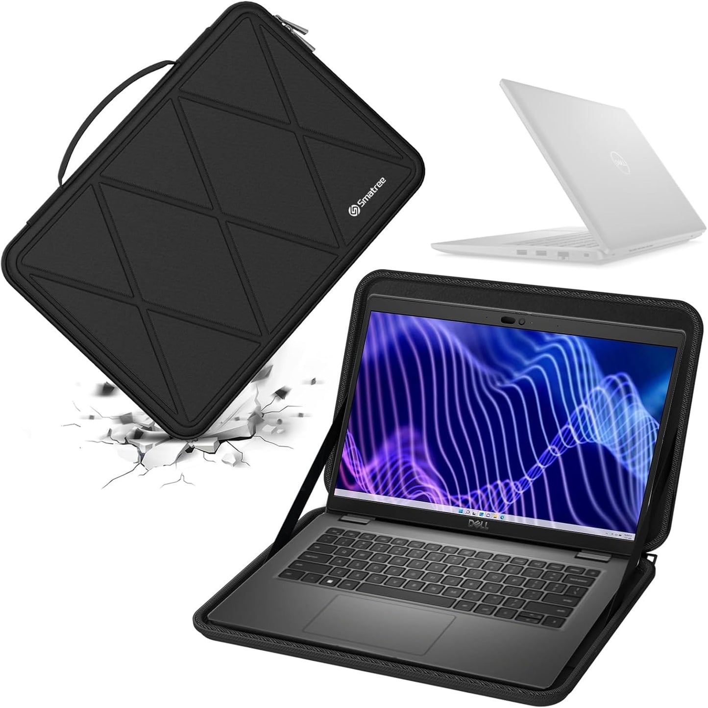 Smatree Hard EVA Protective Sleeve Case Compatible for 14 inch DELL Latitude 3450/3440 Laptop, for DELL Vostro 3420 Laptop Notebook Bag (X8246)