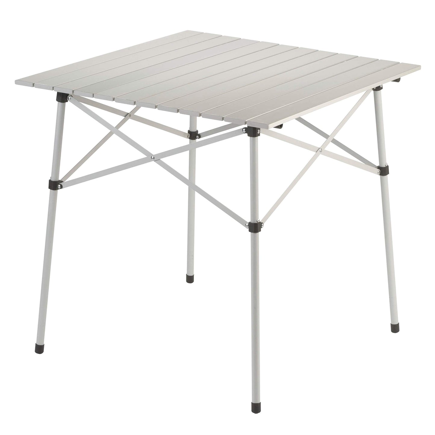 Coleman Outdoor Folding Table, Sturdy Aluminum Camping Table with Snap-Together Design, Seats 4 &