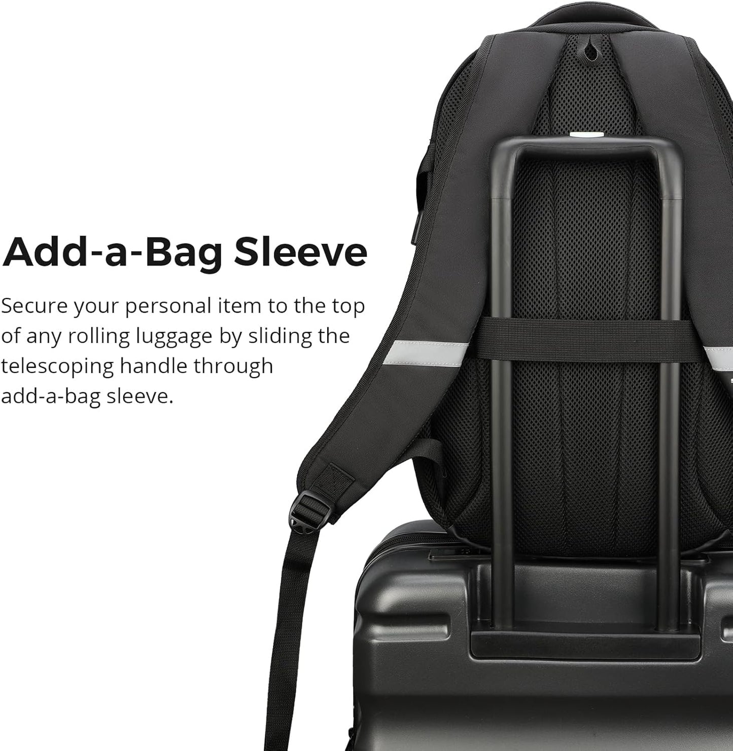 Swissdigital Laptop Backpack with USB Charging Port, Travel Backpack Fits 15.6 inches Computer, 31L