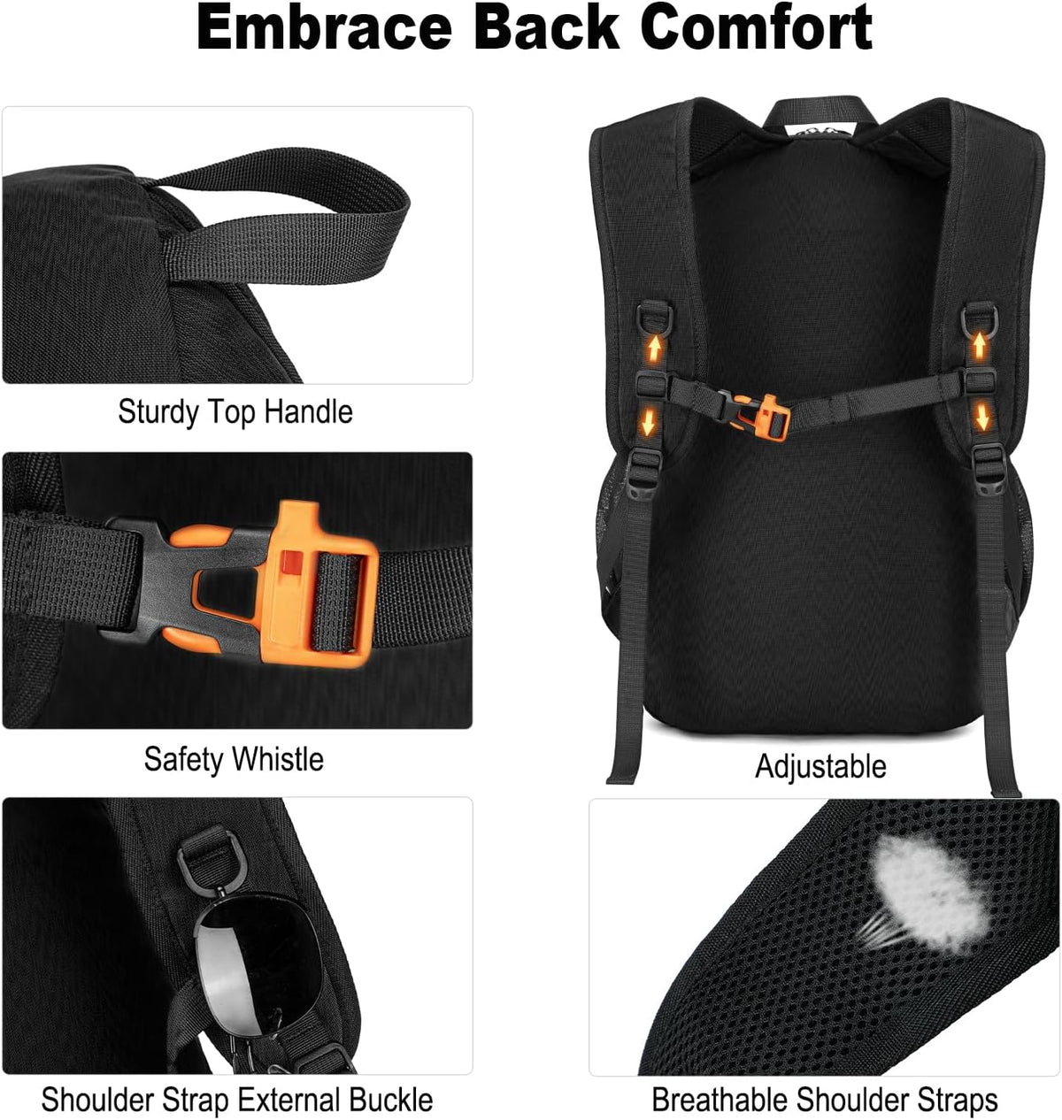 Nerlion Lightweight Foldable 35L Hiking Backpack Travel Backpack for Men Women Camping Waterproof