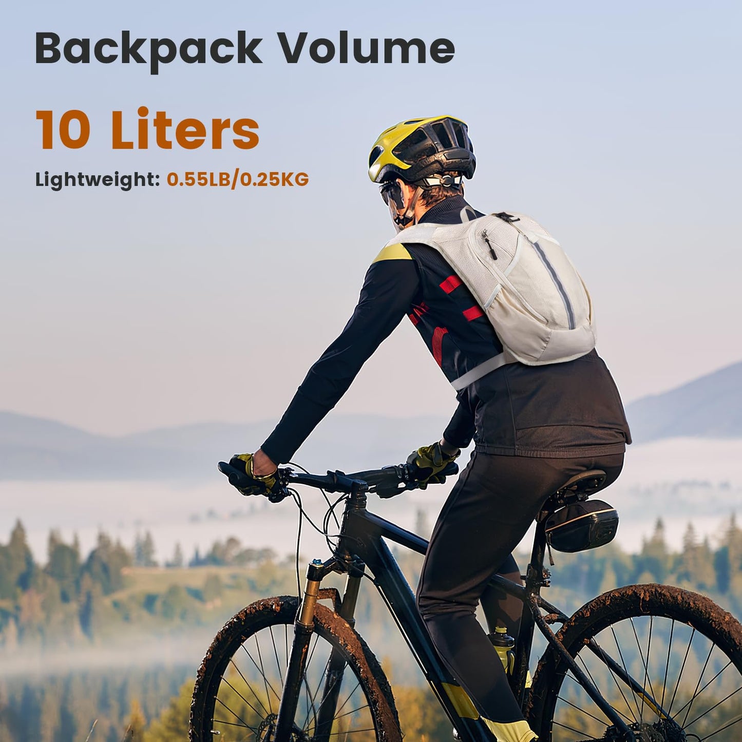 TUIKEN Small Hiking Backpack 10L- Lightweight Packable Foldable Backpack for Travel Camping Outdoor
