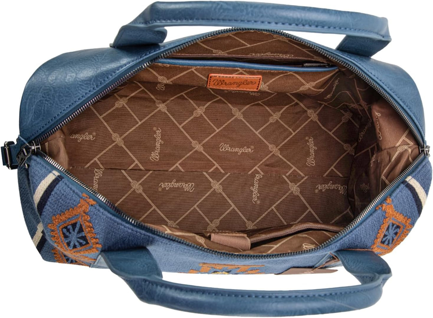 Wrangler Duffel Bag for Women Large Travel Weekender Bag Designer Tapestry Carry On Bags, Jean