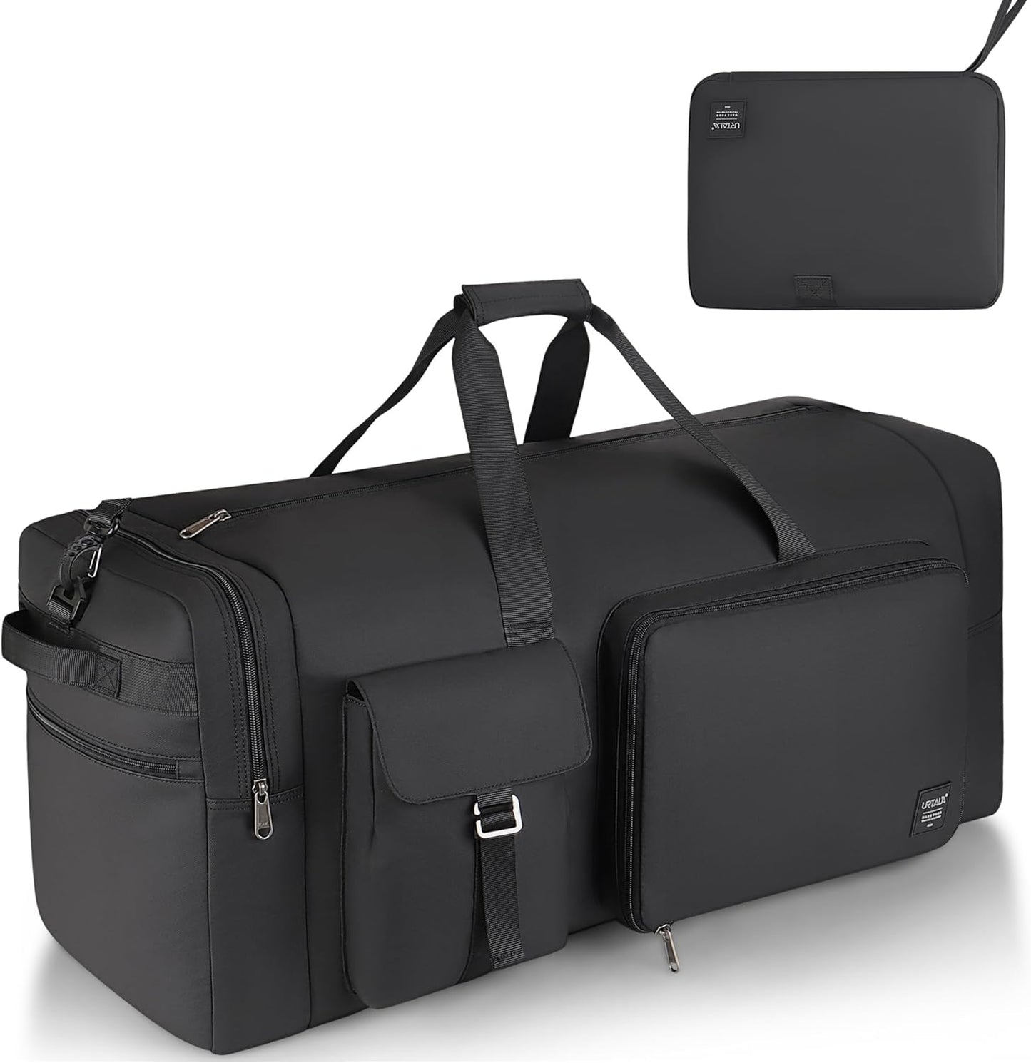 80L Large Duffle Bag for Travel, Urtala 26” Travel Duffle Bag for Men and Women, Foldable Traveling Duffel Bags with Shoes Compartment, Waterproof and Tear Resistant