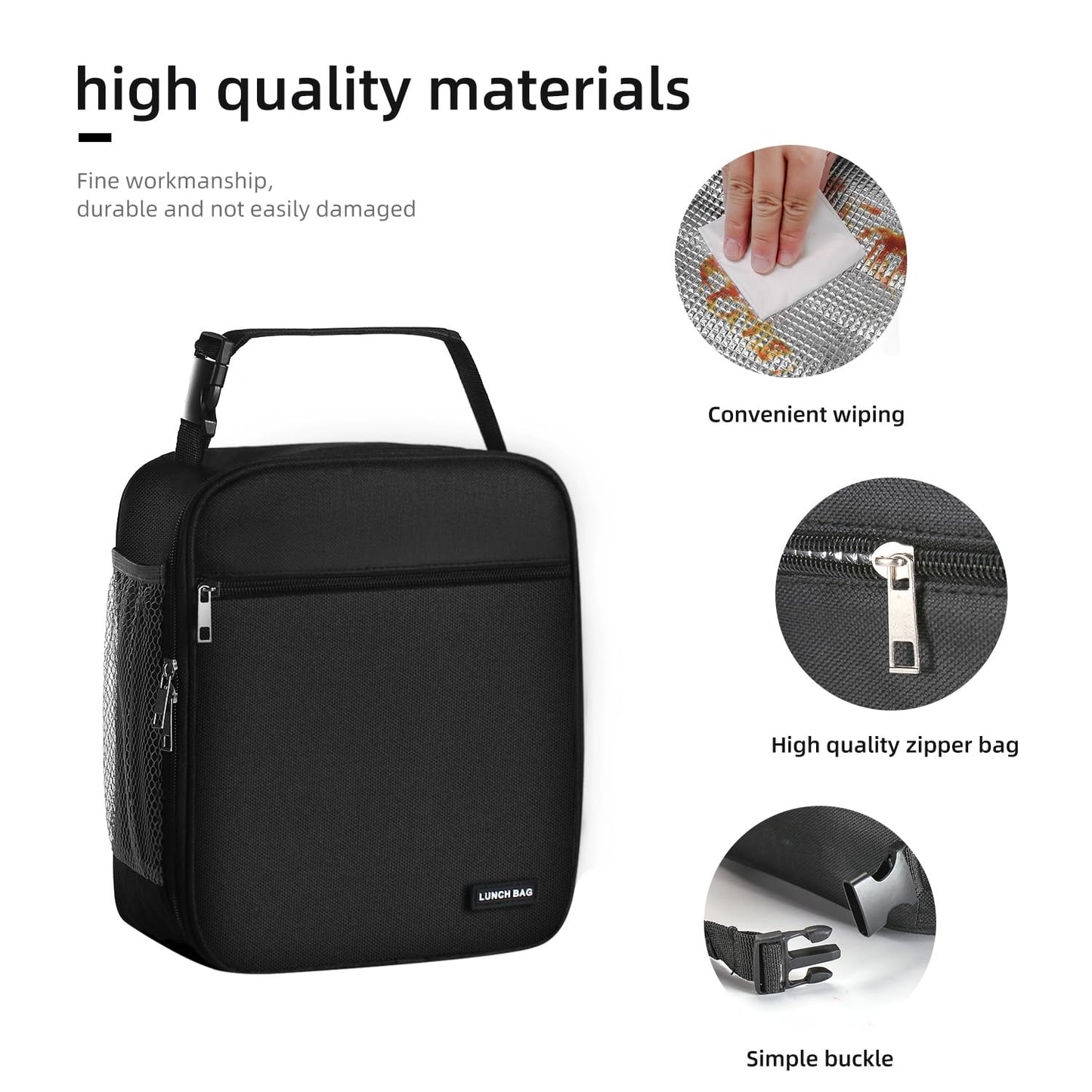 Lovoeo Lunch box Lunch bag for men women Insulated Lunchbox Lunch bags for Work Picnic Travel