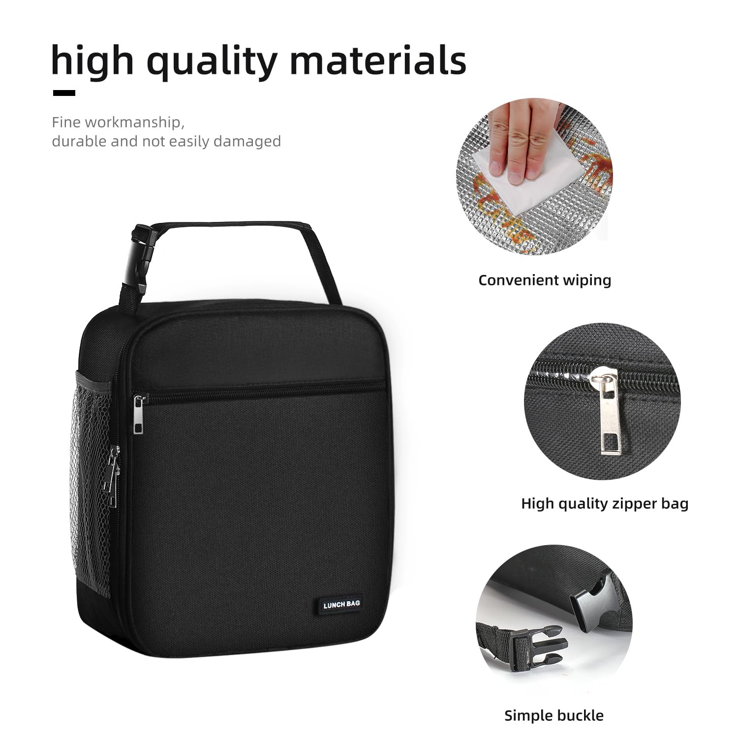 Lovoeo Lunch box Lunch bag for men women Insulated Lunchbox Lunch bags for Work Picnic Travel