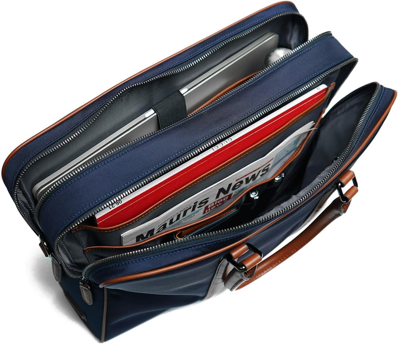 Maverick & Co. Odyssey Nylon Laptop Bag – 16” Briefcase for Men, Stylish Business Travel & Office Bag, Cool Work Bag, Durable