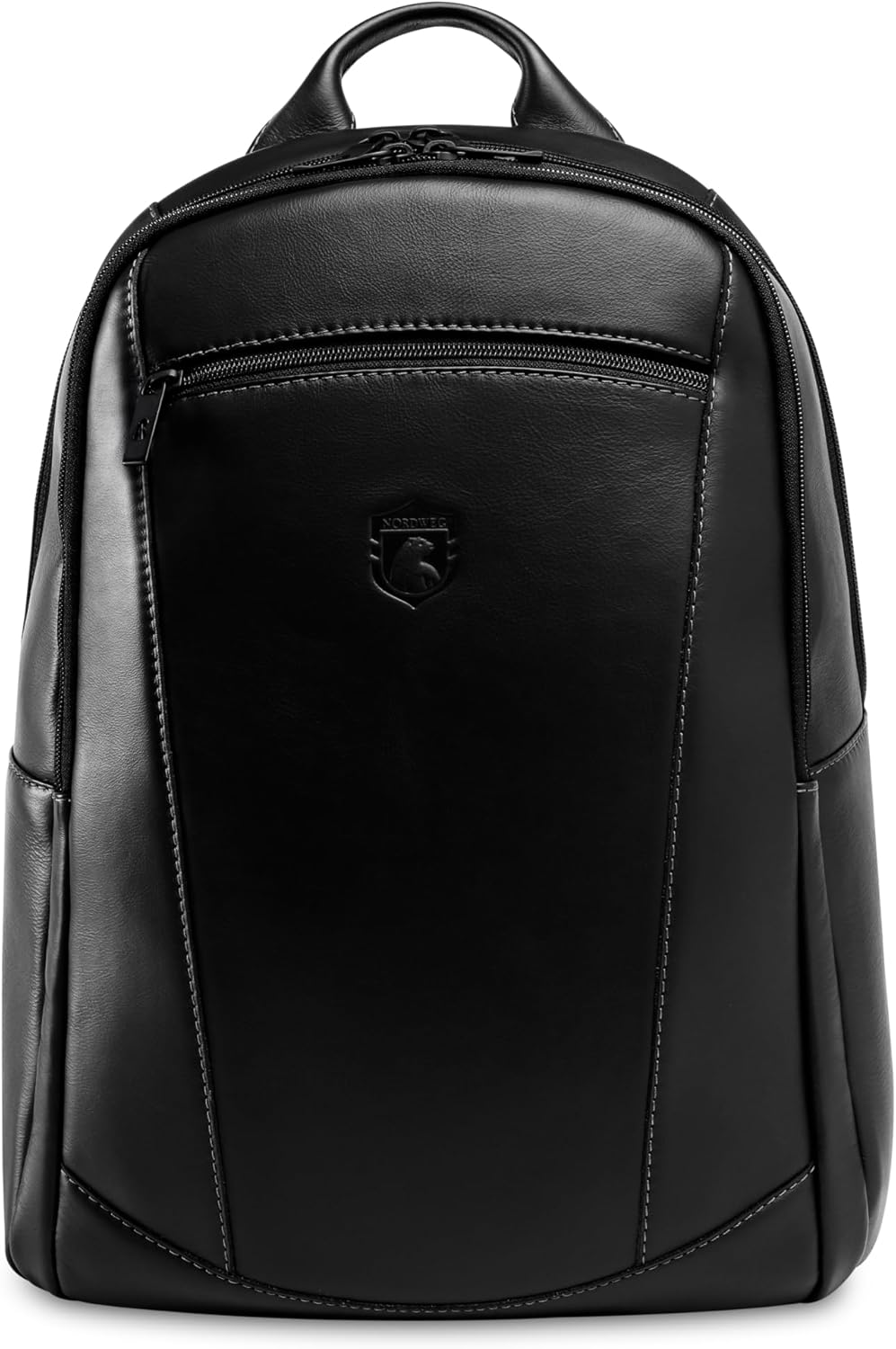 Nordweg Leather Laptop Backpack NW074B – Lightweight Daypack for Work, Travel & College – Fits