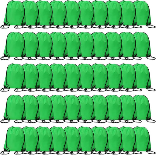 Bulk Drawstring Bags, Polyester Draw String Bags, Gym Sports Cinch Bag Drawstring Backpack for Women Men