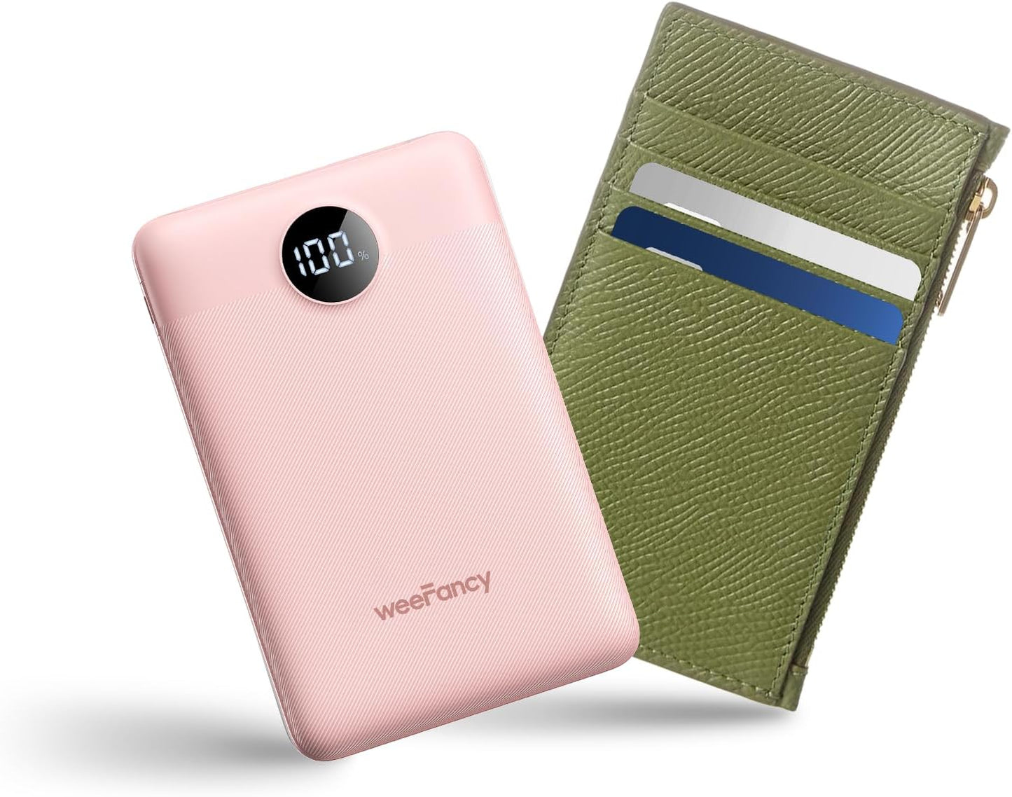 Small Portable Charger Power Bank 10,000 mAh, Upgraded Compact Battery Pack for Phone Charging, PD3.1&QC Fast Charging Mini Travel Power Bank for iPhone/Samsung/Google/Tablet/AirPod (Pink)