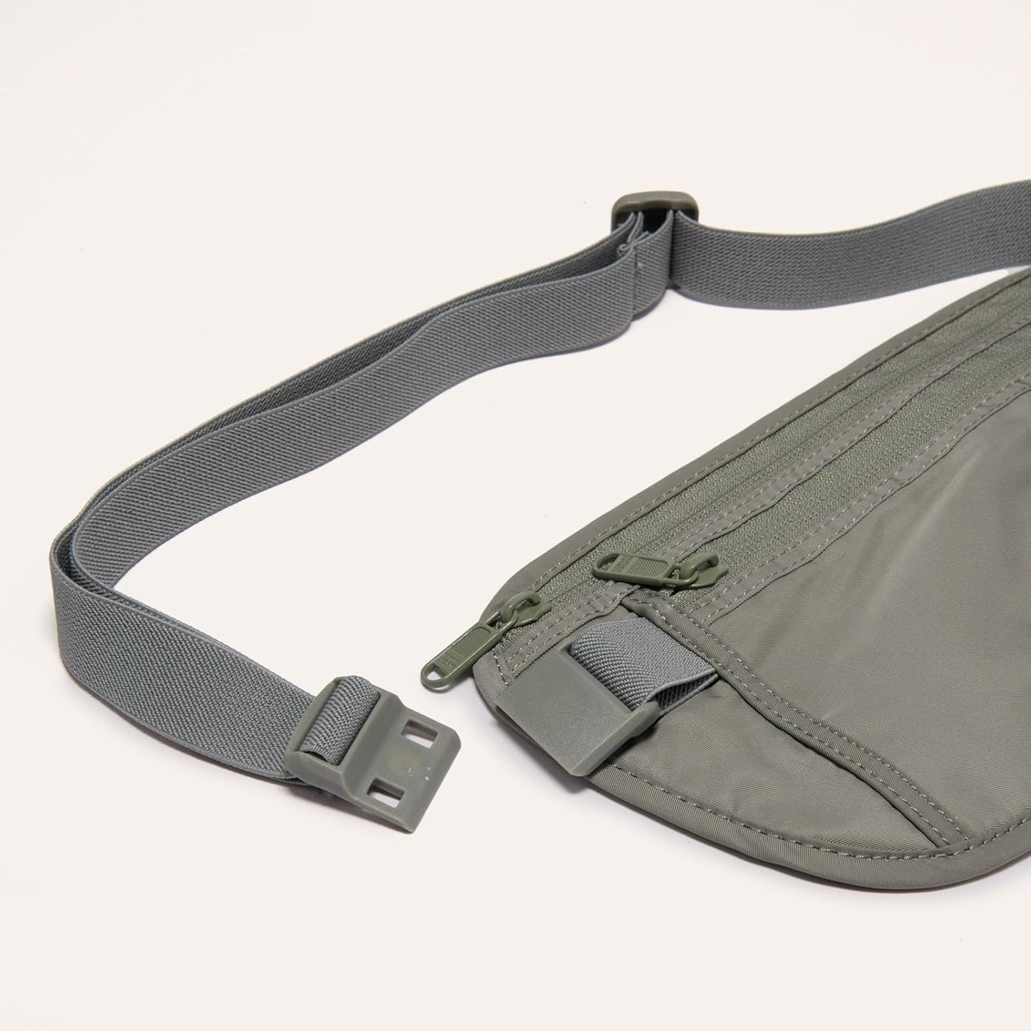 Pander RFID Blocking Travel Money Belt – Hidden Waist Pouch for Passport, Cash, Cards, Slim Belt Bag for Men and Women,