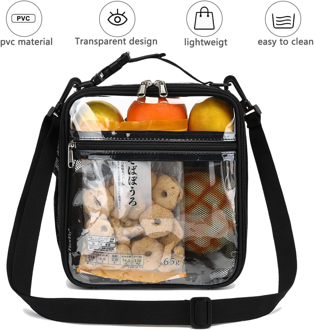 FlowFly Kids Lunch box Insulated Soft Bag Mini Cooler Back to School Thermal Meal Tote Kit for