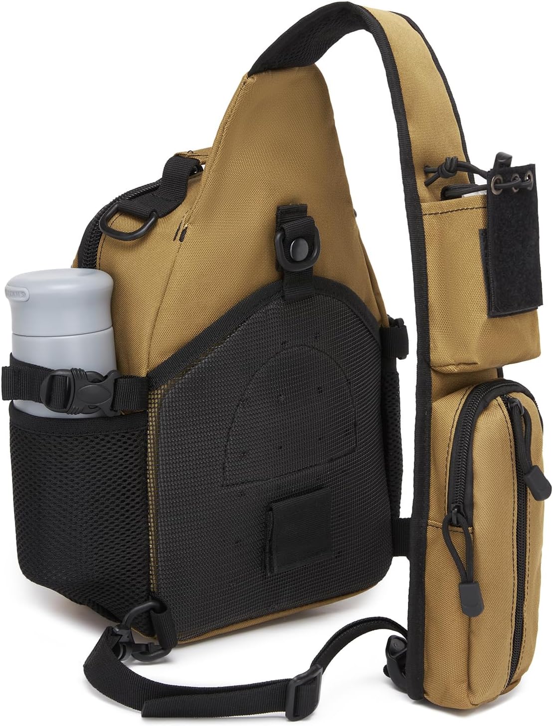 ATBP Small Tactical Holster Sling Backpack Accessories Shoulder Pouch Water Bottle & Radio Holder Crossbody Bag for Men
