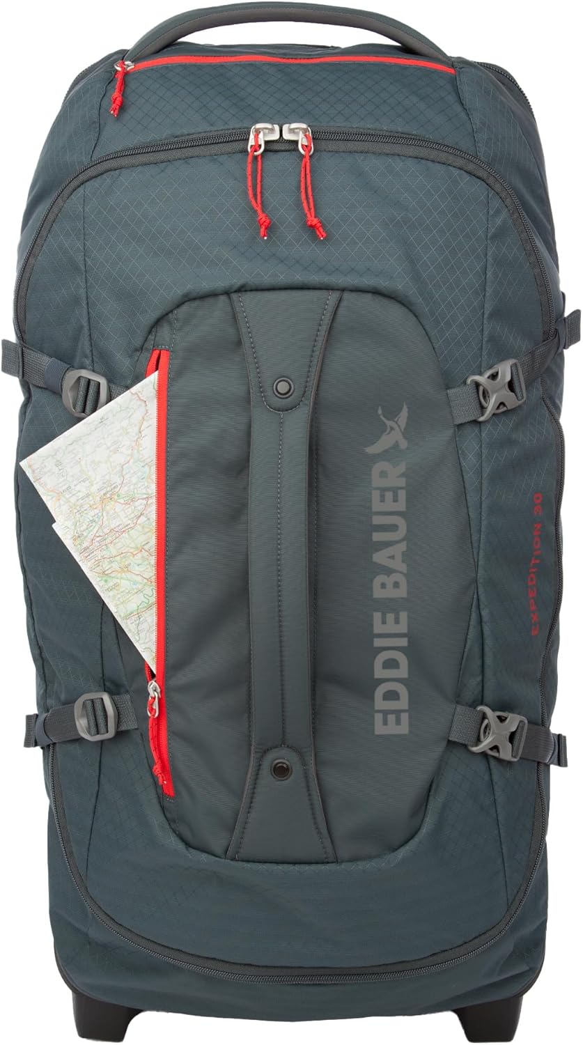 Eddie Bauer Expedition 30 Duffel 2.0 - Lightweight Travel Luggage Made From Rugged Polycarbonate