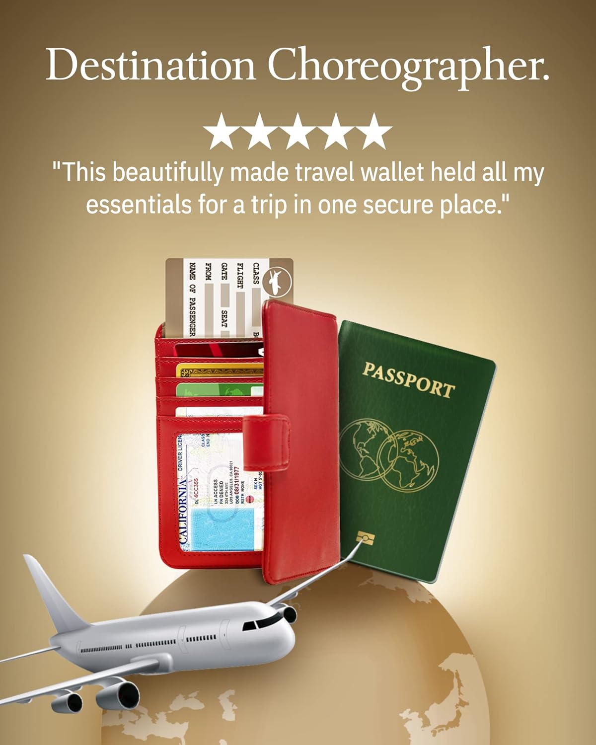 Passport Holder Cover Wallet RFID Blocking - Handmade Leather Passport Case Travel Document Organizer For Men & Women