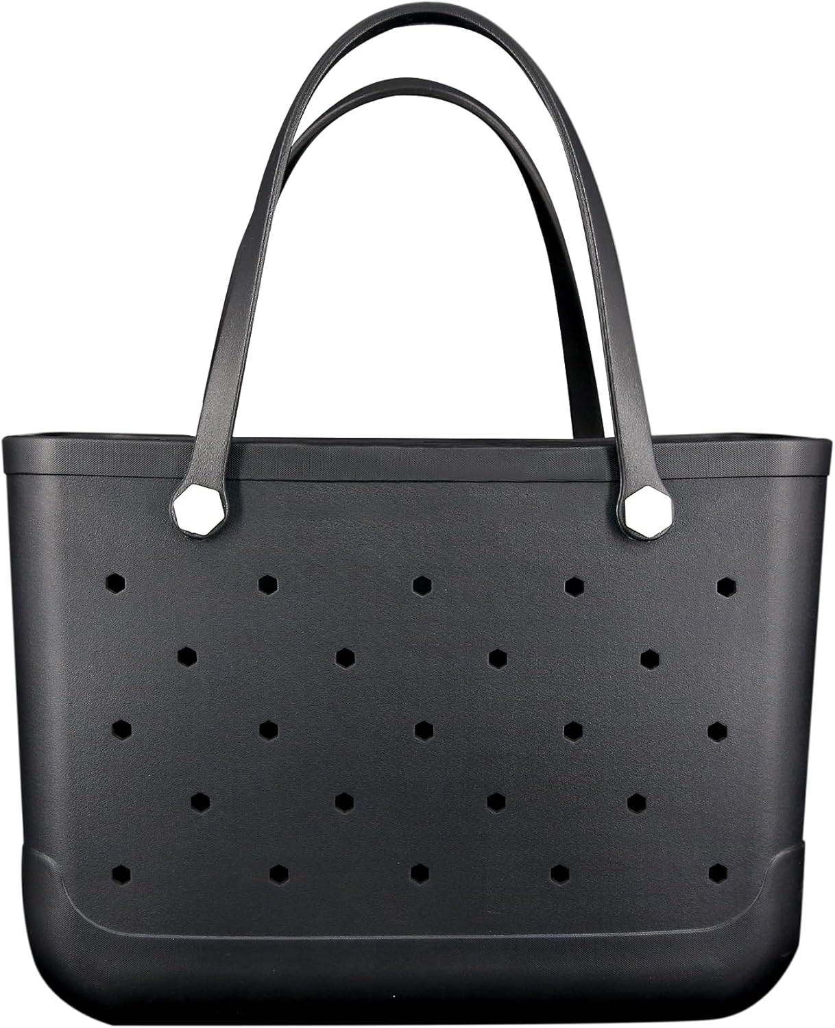 CXY Rubber Beach Bag, Waterproof Travel Tote bag for Women Outdoor Summer Beach Tote Washable Bag Open Handbag for Daily