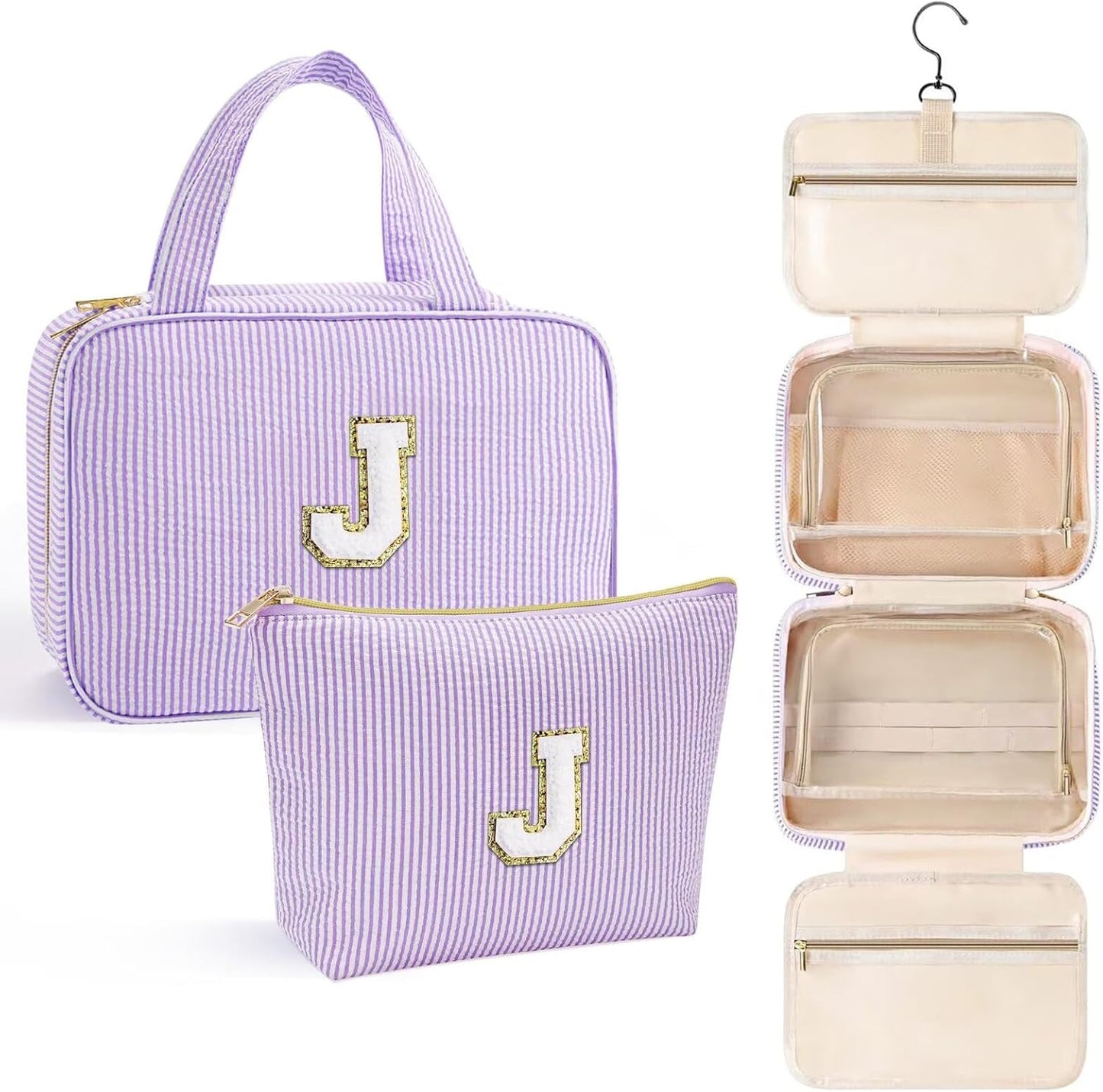 YOOLIFE Travel Toiletry Bag Makeup Bag - Hanging Toiletry Bag for Women, Portable Toiletries Travel