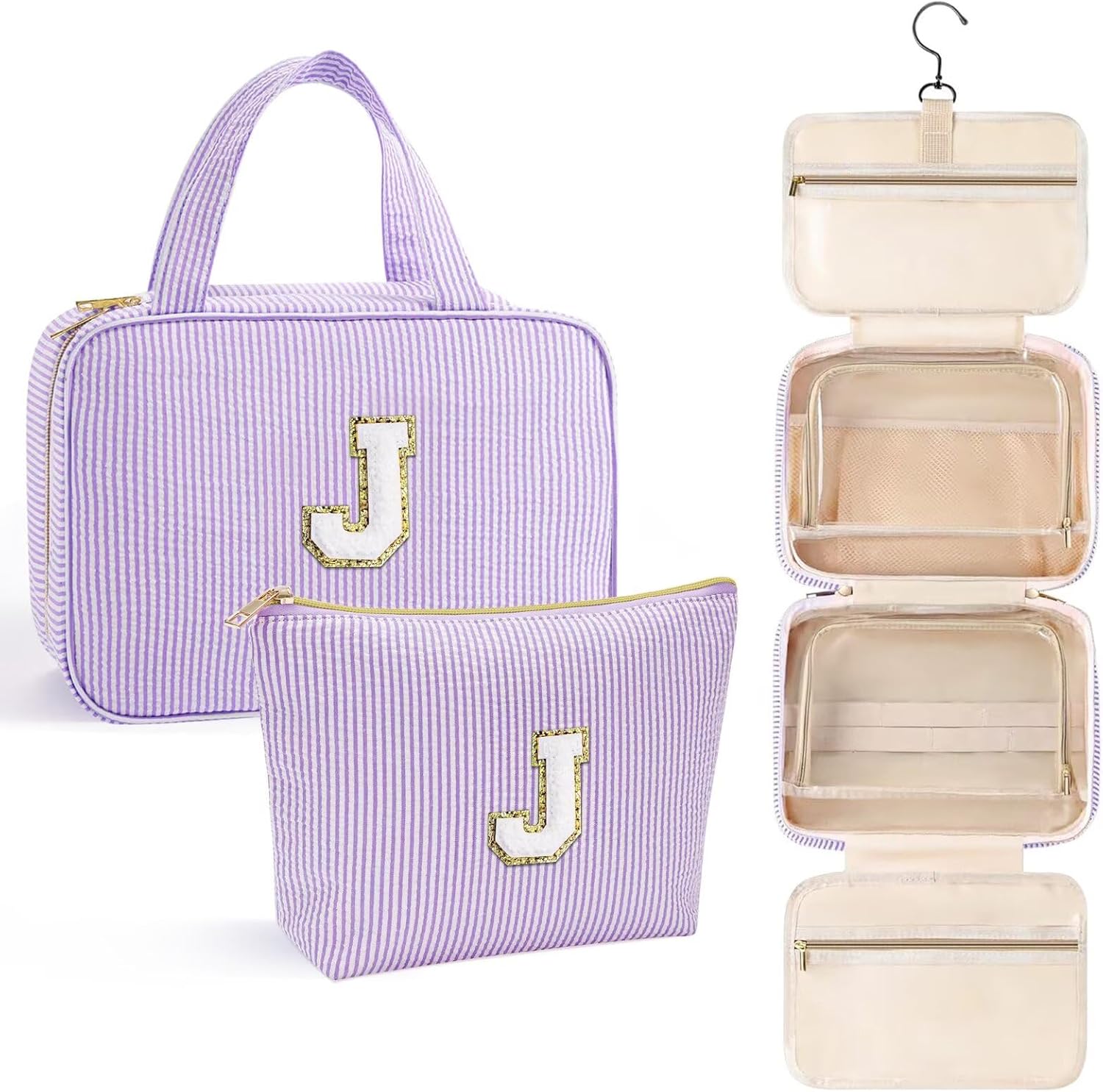 YOOLIFE Travel Toiletry Bag Makeup Bag - Hanging Toiletry Bag for Women, Portable Toiletries Travel