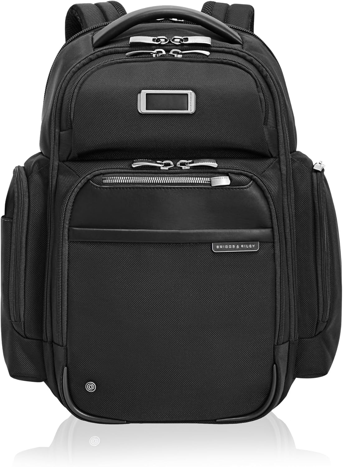 Briggs & Riley Large Cargo Backpack for Women & Men - Laptop Backpack, For Work & Travel, Spacious & Durable, Padded Straps, Fits up to 17" Laptop - @work Collection, Black