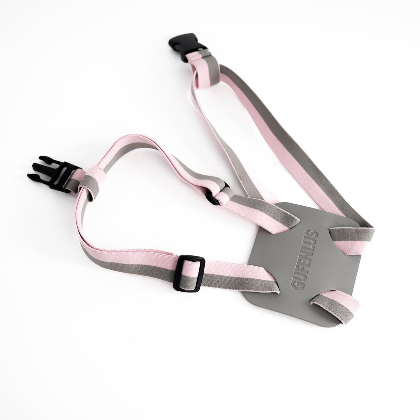 Travel Belt for Luggage Straps Add a Bag Bungees Luggage Strap Over Handle Suitcases Belt for Carry On Bag Elastic Belt Adjustable Suitcase Strap Airport Travel Accessories (Pink/Grey 1pcs)
