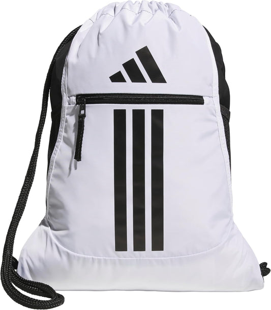 adidas Alliance Sackpack – Drawstring Backpack Small Bag for Men and Women