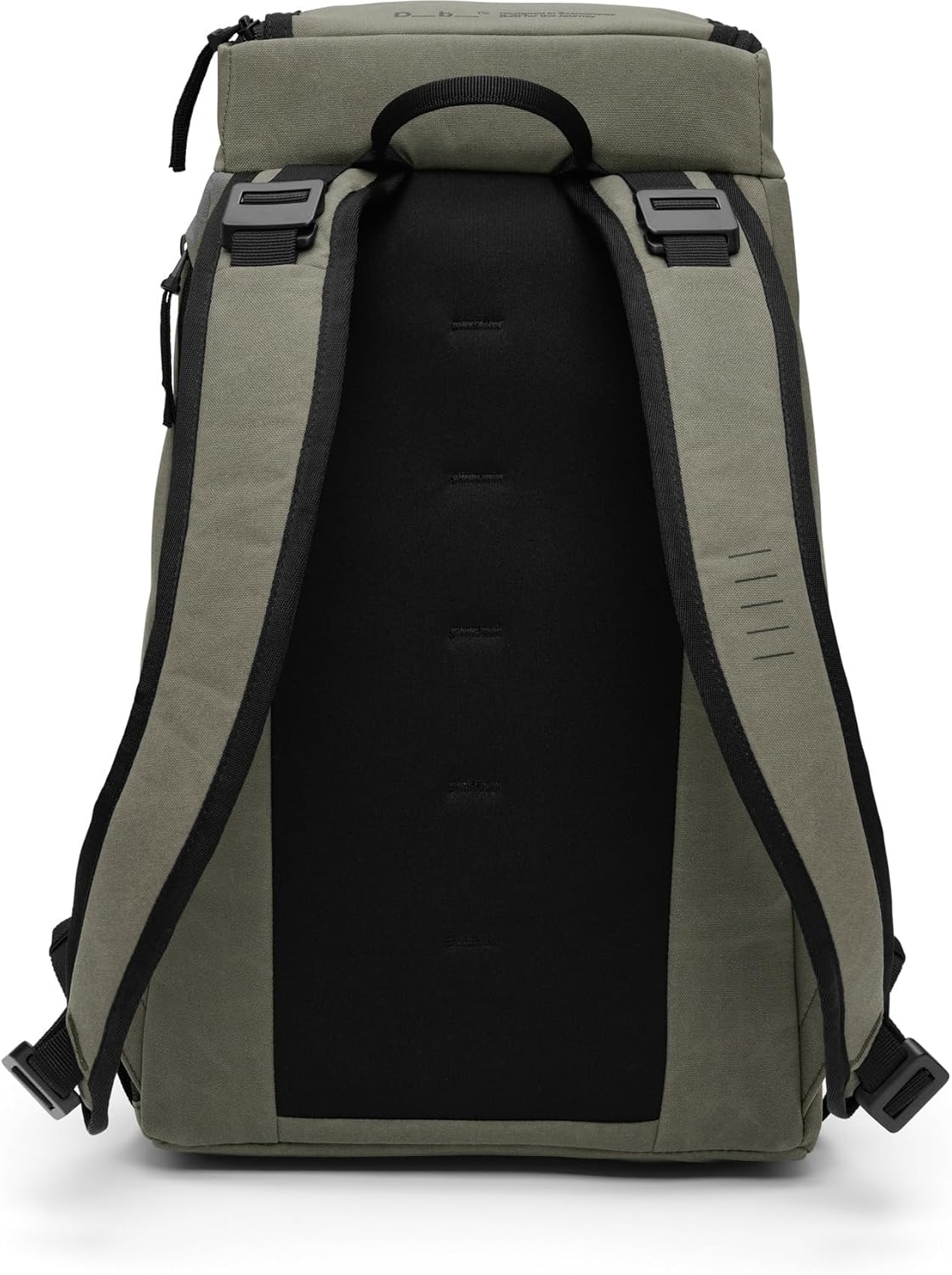 Db Journey The Hugger Backpack - Durable Travel Backpack with Laptop Compartment & Pockets for Work, Luggage Backpack with Roller Bag Hook Up System, 20L - Forest Green