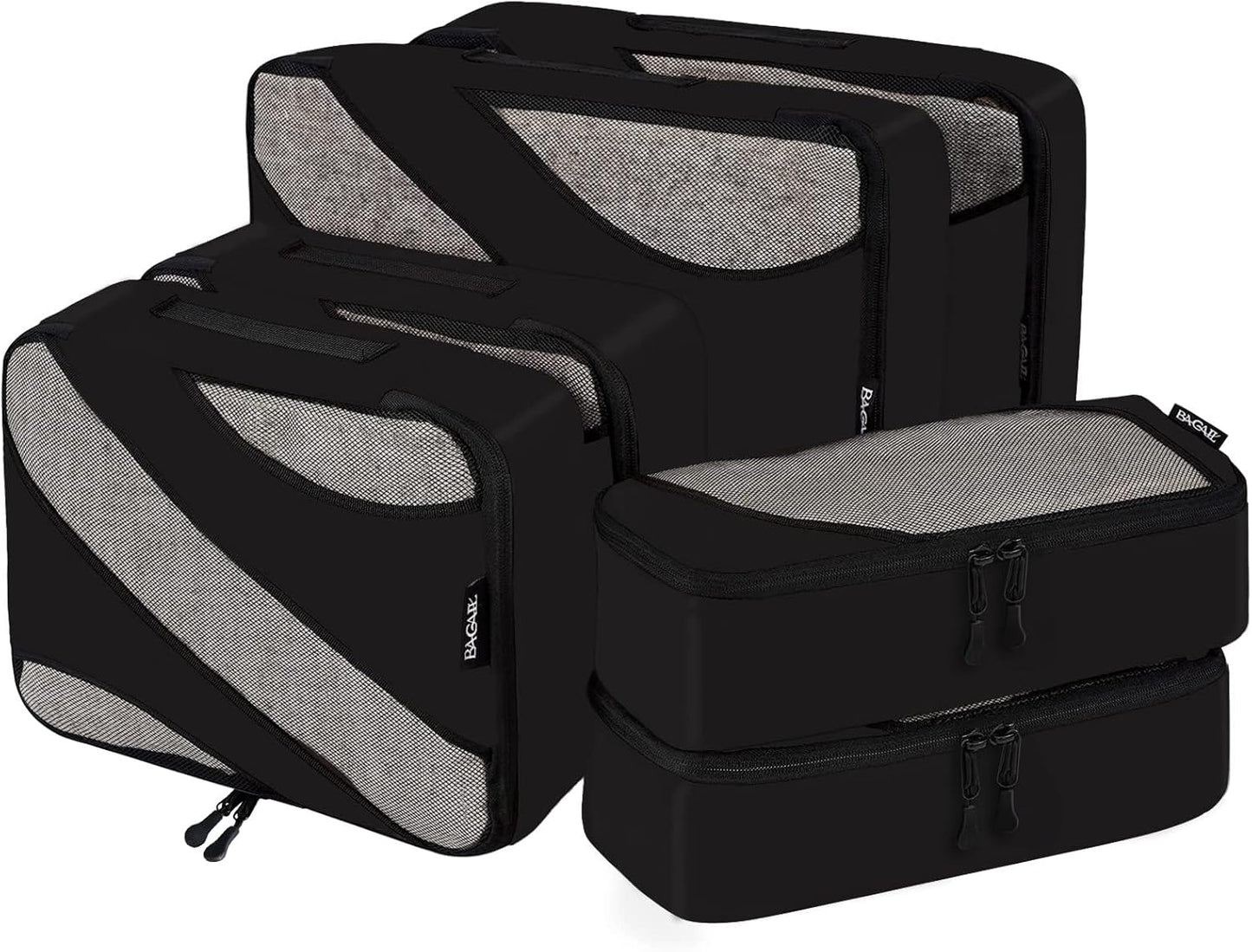 BAGAIL 6 Set Packing Cubes,Travel Luggage Packing Organizers