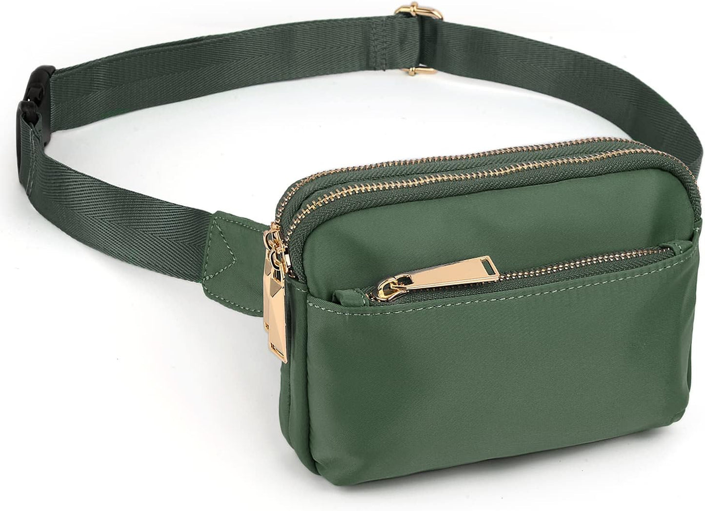 UTO Fanny Pack for Women Crossbody Trendy Fashion Belt Purse Chest Waist Hip Bumbag for Outdoor Shopping Travel Hiking